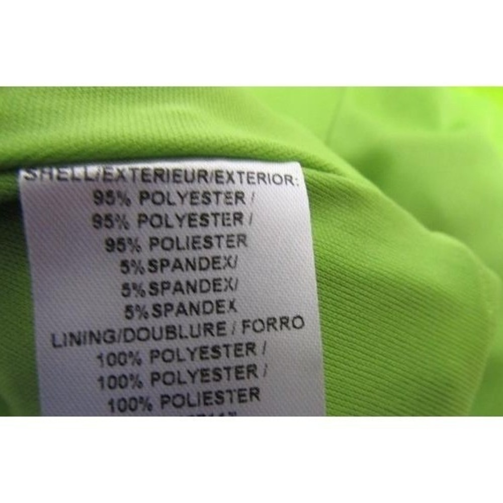 $895 Badgley Mischka Womens One Shoulder Belted Gown Lime Green Size 4 NWT - Picture 10 of 16